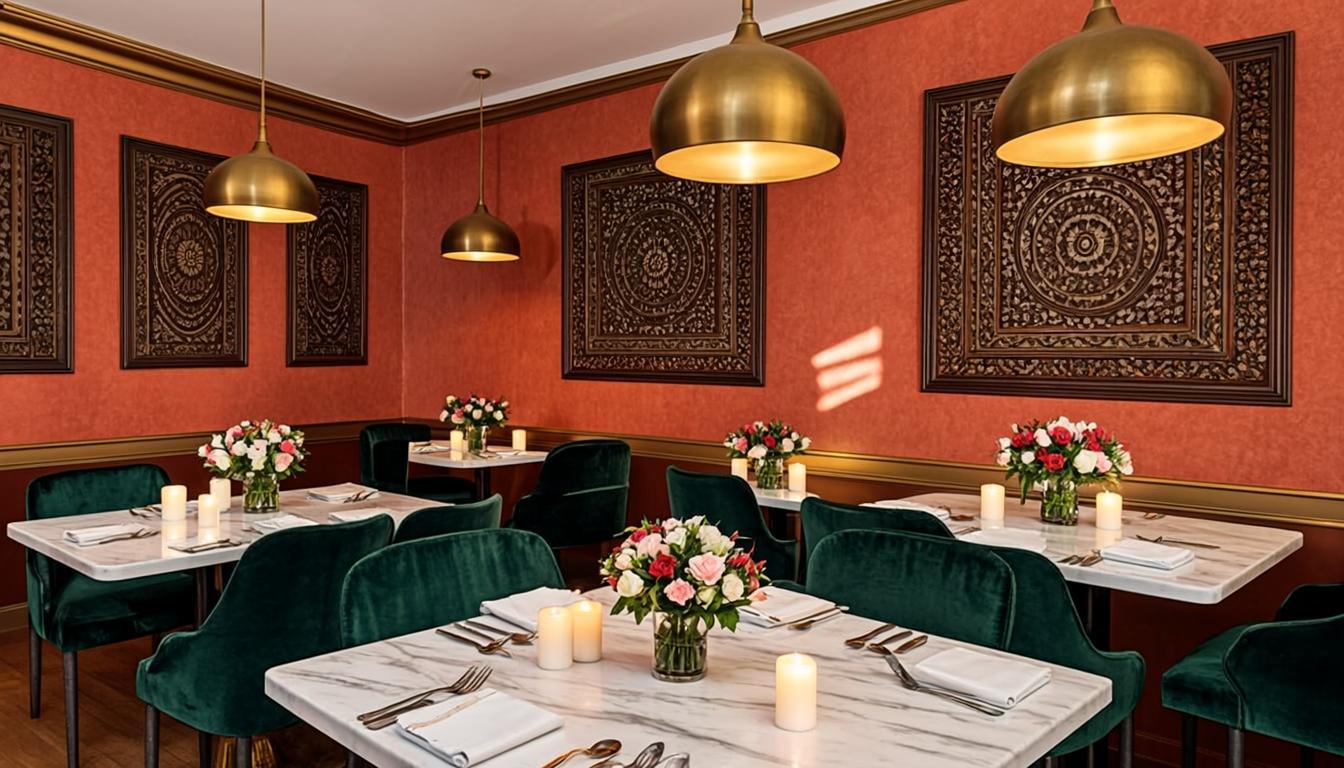 Salle élégante du Restaurant ADJI MAMY DIOP